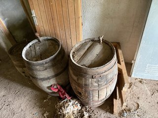 Barricas de vino antiguas