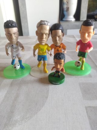 Figuras futbolistas coleccionables
