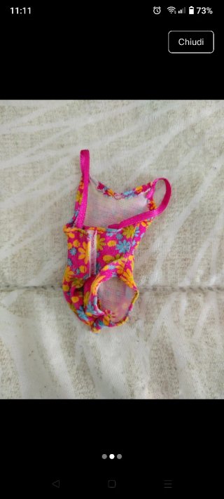 Costume Barbie a fiori