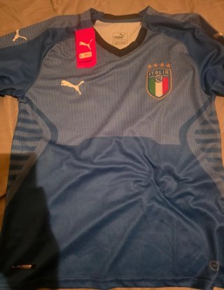 Camiseta Italia Manga Larga Puma Talla S