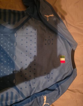 Camiseta Italia Manga Larga Puma Talla S