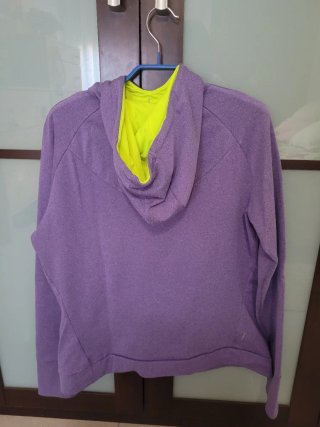 Sudadera Kalenji Morada y Verde