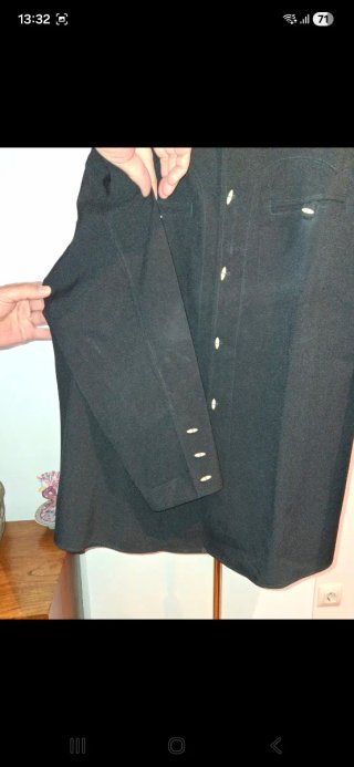 Camisa Negra Estilo Mexicano