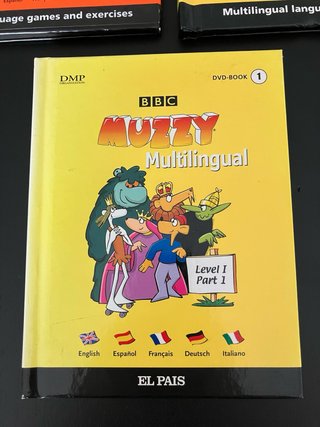 Curso Idiomas BBC MUZZY DVD y CD ROM