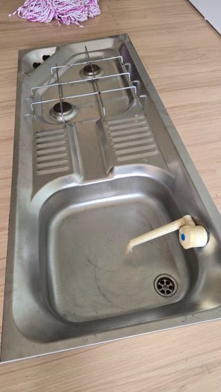 Fregadero y Cocina Camper Acero Inoxidable