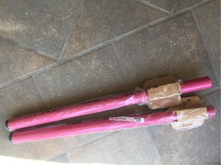 Patas de escritorio rosas (2 unidades)