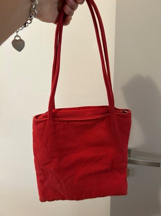 Borsa Hello Kitty rossa in tessuto