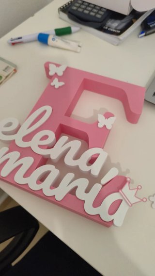 Letras grandes 3D personalizadas con tu nombre