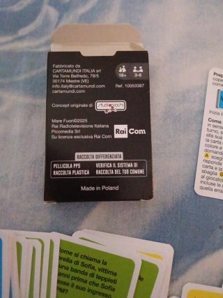 Mare Fuori Quiz Game Carte