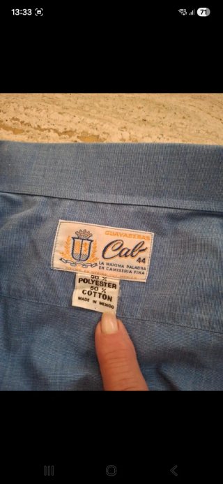 Guayabera Mexicana Azul