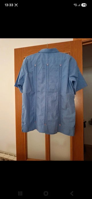 Guayabera Mexicana Azul