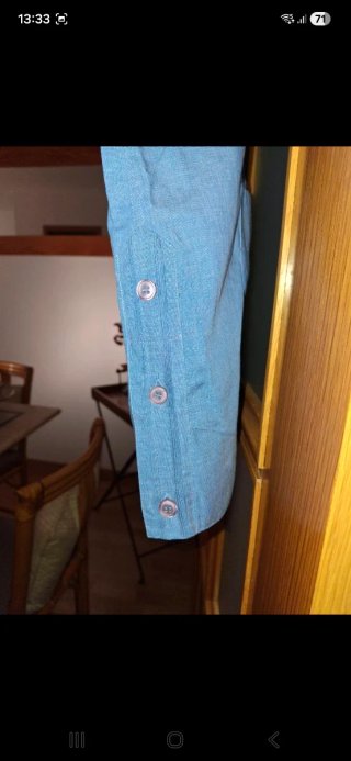 Guayabera Mexicana Azul