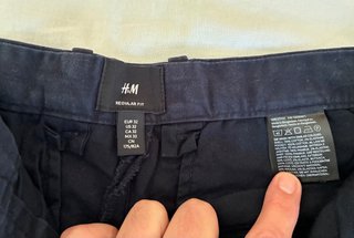Bermudas H&M Azul Marino