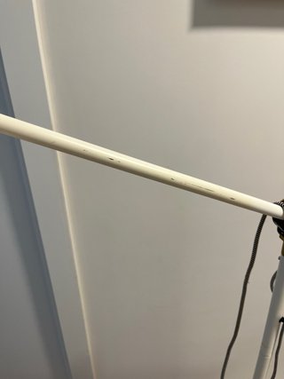 Lámpara de pie Ranarp blanca (descatalogada)