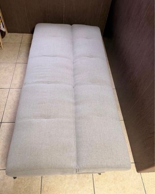 Sofá Cama Gris Tela