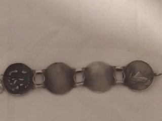 Pulsera Plata Egipcia Vintage
