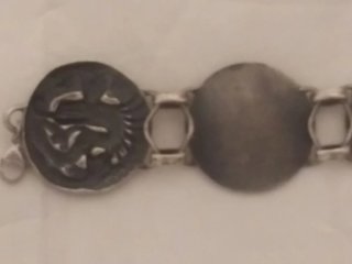 Pulsera Plata Egipcia Vintage