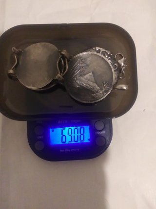 Pulsera Plata Egipcia Vintage