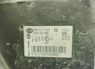 Faro 260108490r 260100049r renault master 23070691