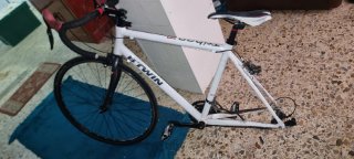 Bicicleta BTWIN Carretera Blanca