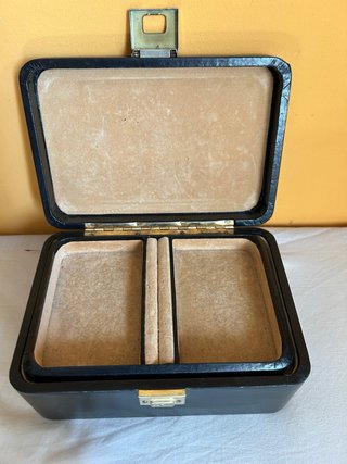Organizador de relojes Vintage Negro con Llave