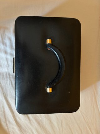 Organizador de relojes Vintage Negro con Llave