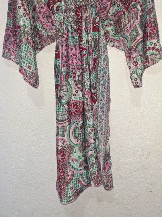 Vestido Boho Estampado Talla Única