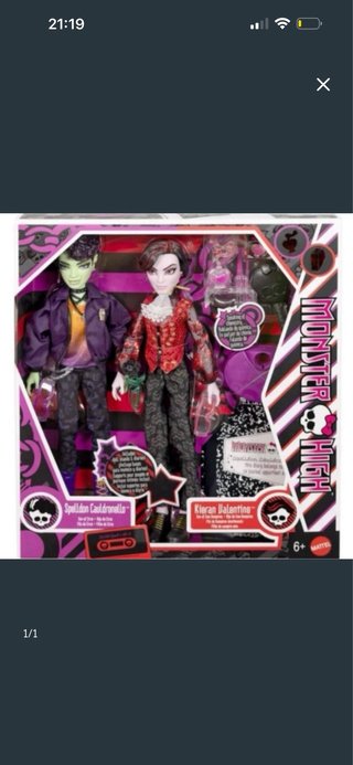 Monster High Valentine & Spelldon Bambole