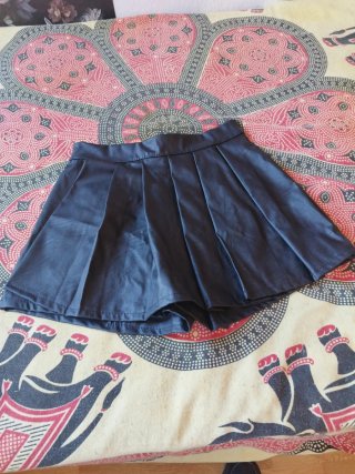 Falda pantalón negra mujer