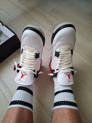 Nike Air Jordan 4 Red Cement 45.5 OG with box