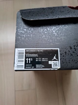 Nike Air Jordan 4 Red Cement 45.5 OG with box