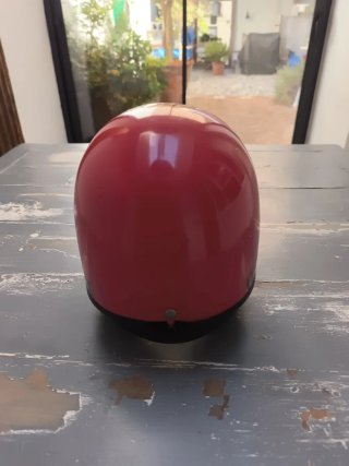 Casco Clímax Vintage Rojo
