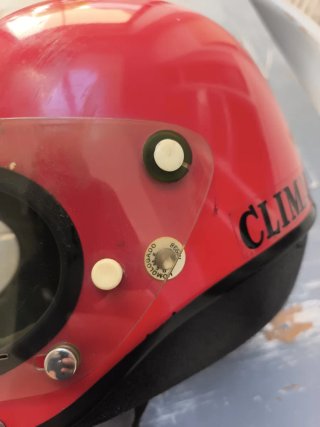 Casco Clímax Vintage Rojo