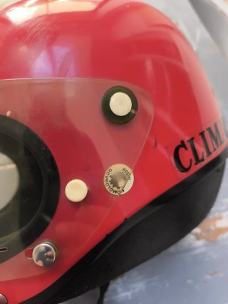 Casco Clímax Vintage Rojo