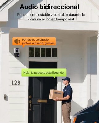 Cámara Vigilancia Tenda CH9 WiFi 2K+2K Exterior