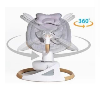 Hamaca eléctrica bebé 360° Bluetooth y mando