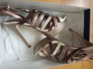 Sandalias Pedro Miralles Oro y Plata