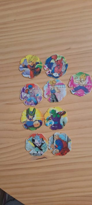 Lote Tazos Dragon Ball Matutano Años 90