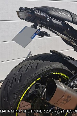 Portamatrículas YAMAHA MT10 / SP TOURER 2016 2021