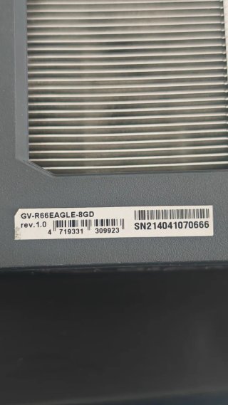 Tarjeta Gráfica Gigabyte RX 6600 Eagle 8GB GDDR6