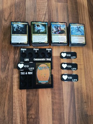 4 Mazzi Commander Carte Magic OFERTA lotto mtg edh