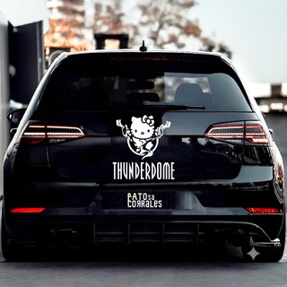 Pegatina Thunderdom Hello Kitty para coche/moto