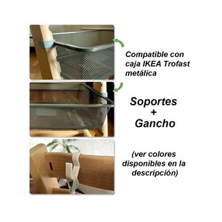 Combo adaptadores + gancho para trona STOKKE