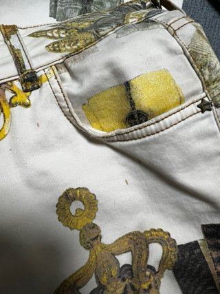 Pantaloni Roberto Cavalli Stampa Reale Vintage M