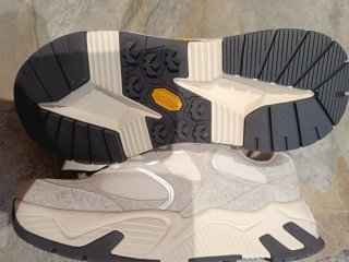 Deportivo Vibram Beige/Blanco