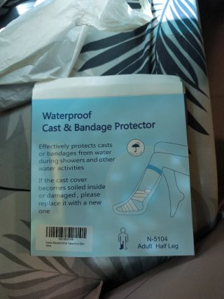 Funda protectora ducha escayola/venda