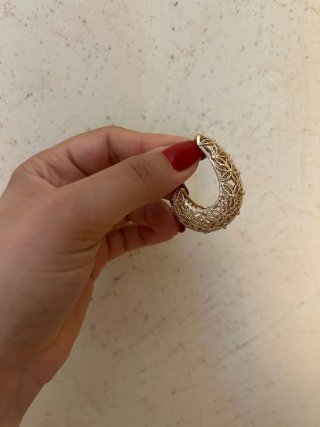 Orecchini vintage donna oro