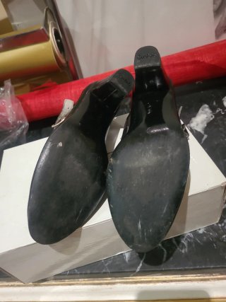Zapatos de salón con tacón  negros talla 37