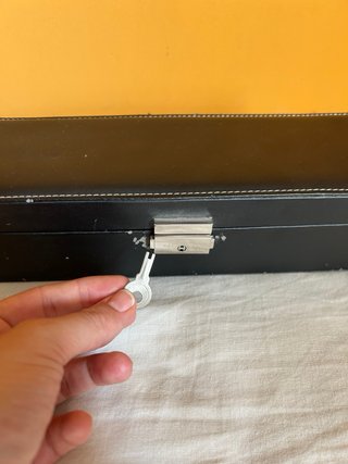 Estuche Organizador 6 Relojes con Llave