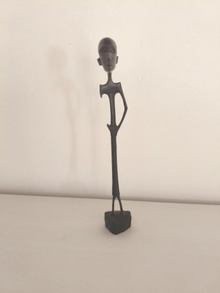 Figuras africanas decorativas (3 unidades)